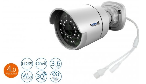 KGuard IPB-400 4.0 Megapixel PoE IP Camera