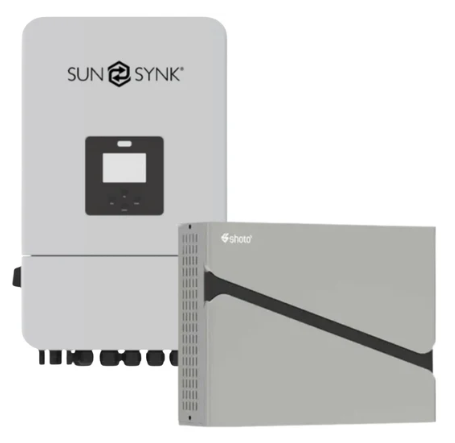 8KW MPPT Sunsynk Load Shedding Shoto 5.12 KWh Combo Backup Power Kit+Wifi